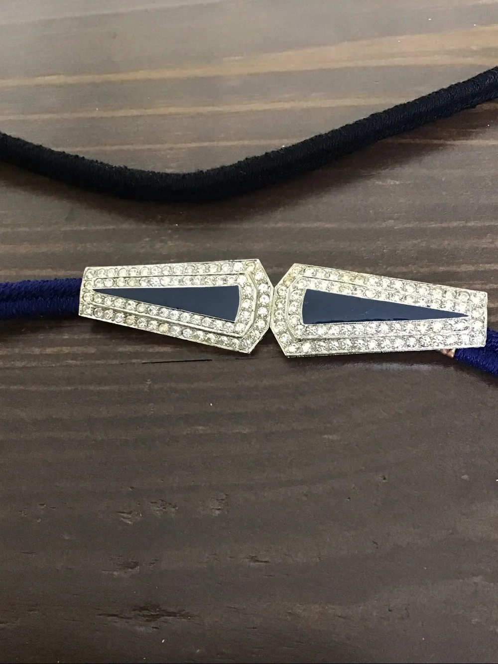Vintage skinny elastic cord cinch belts.